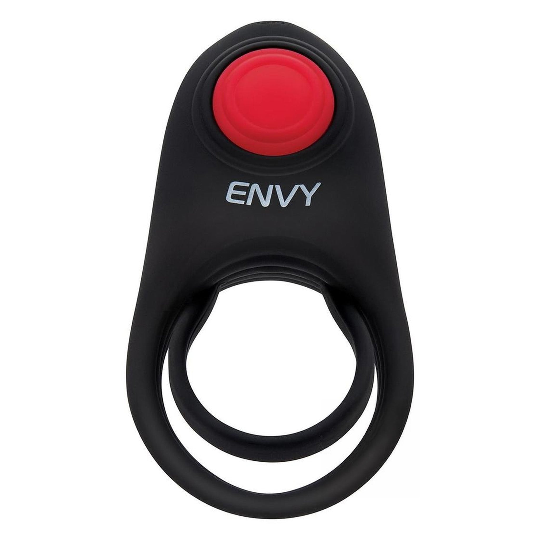 Bullseye vibrating stamina ring black remote-controlled silicone dual rings USB rechargeable