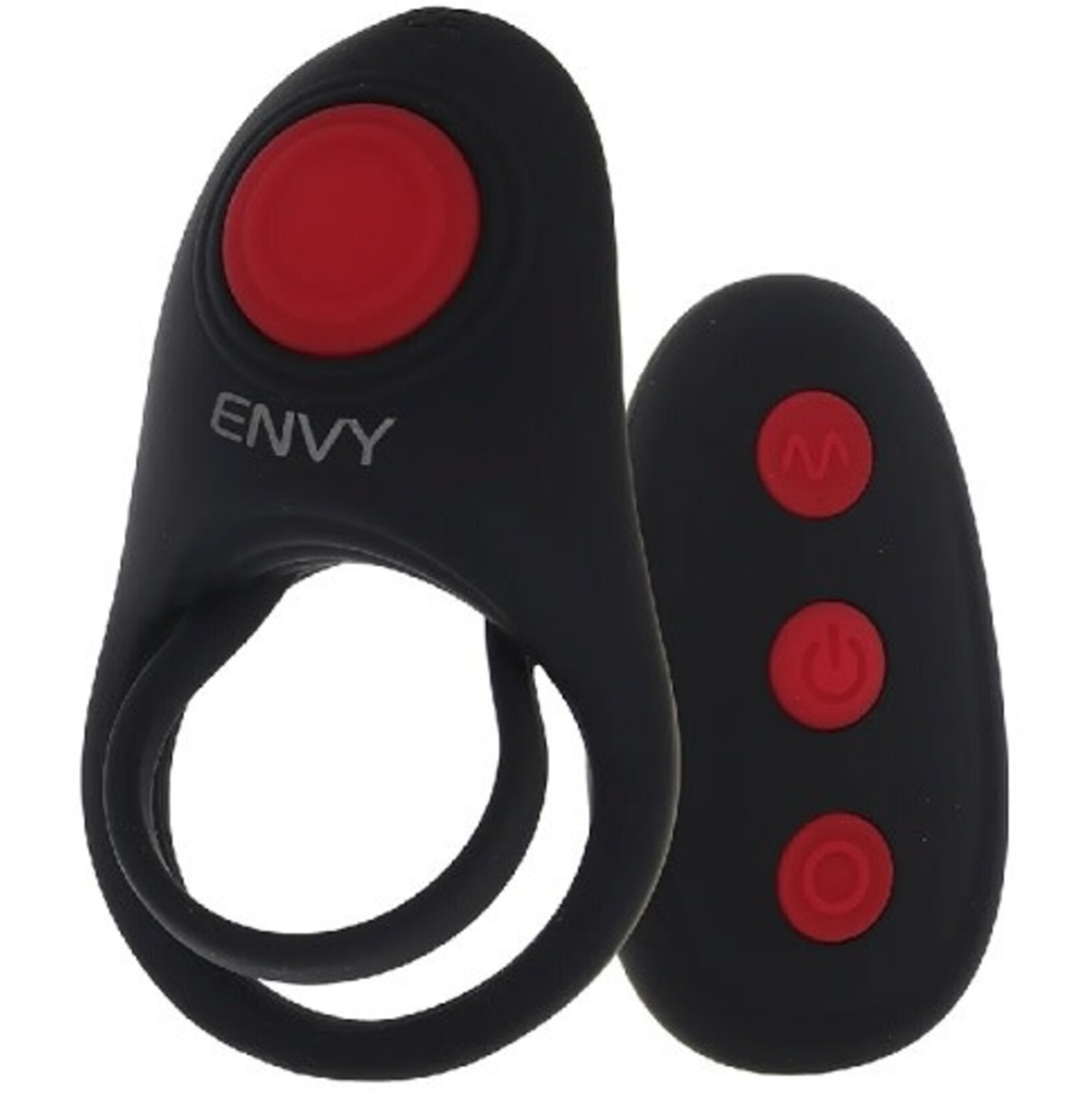 Bullseye vibrating stamina ring black remote-controlled silicone dual rings USB rechargeable