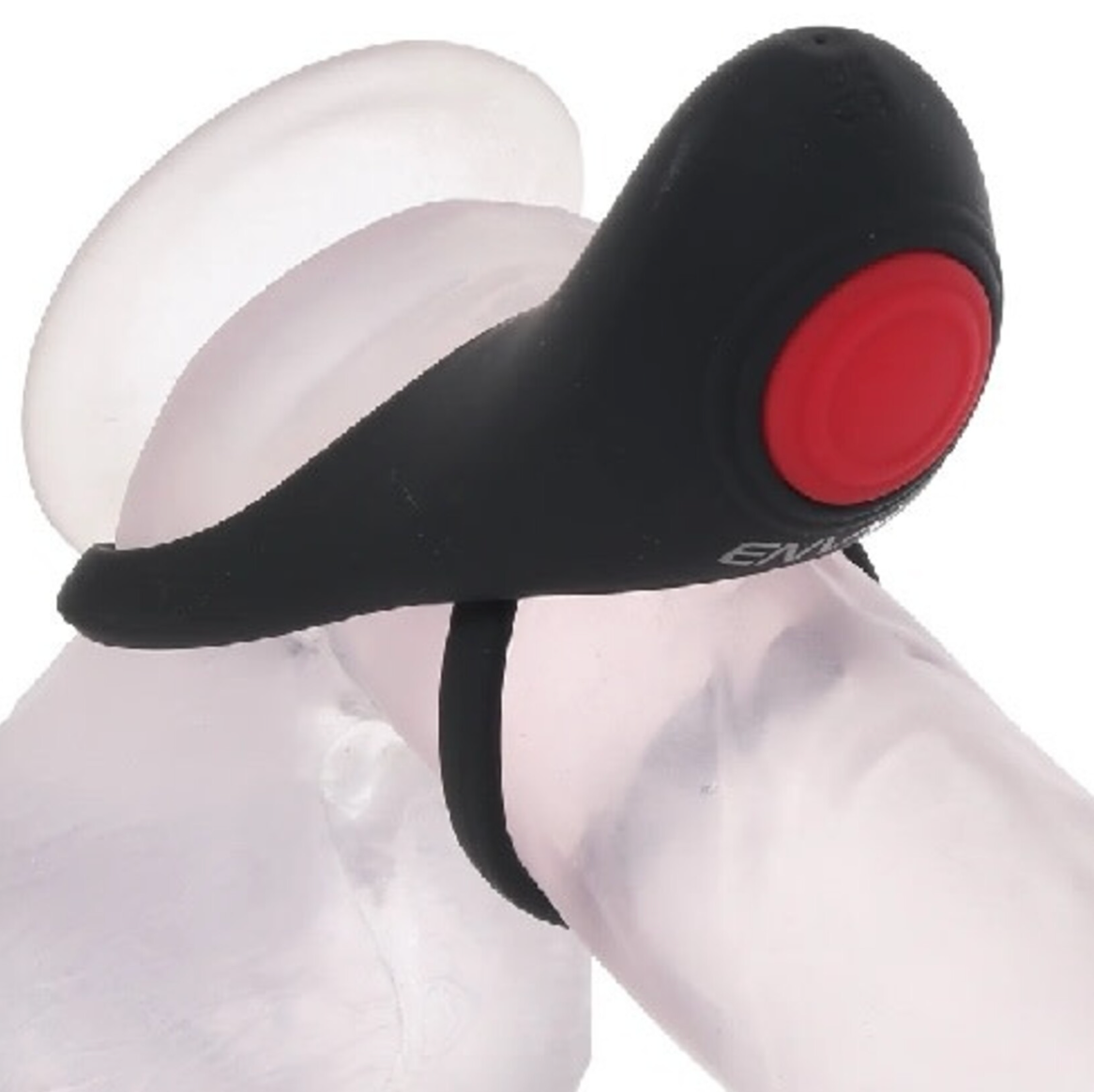 Bullseye vibrating stamina ring black remote-controlled silicone dual rings USB rechargeable