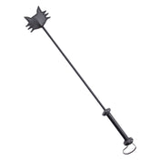 Leather faux-leather riding crop nylon-core medium-flex pocket-handle loop-handle popper padded double-sided cat kitty cat-head feline-themed cat-themed die-cut control playful sharp soft fetish bdsm bondage domination discipline sadism spanking impact impact-play teasing kink kinky kinky-play adult-toys black