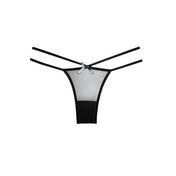 cheeky sheer black panty playful cut-out seductive lingerie fetish factory one-piece sexy