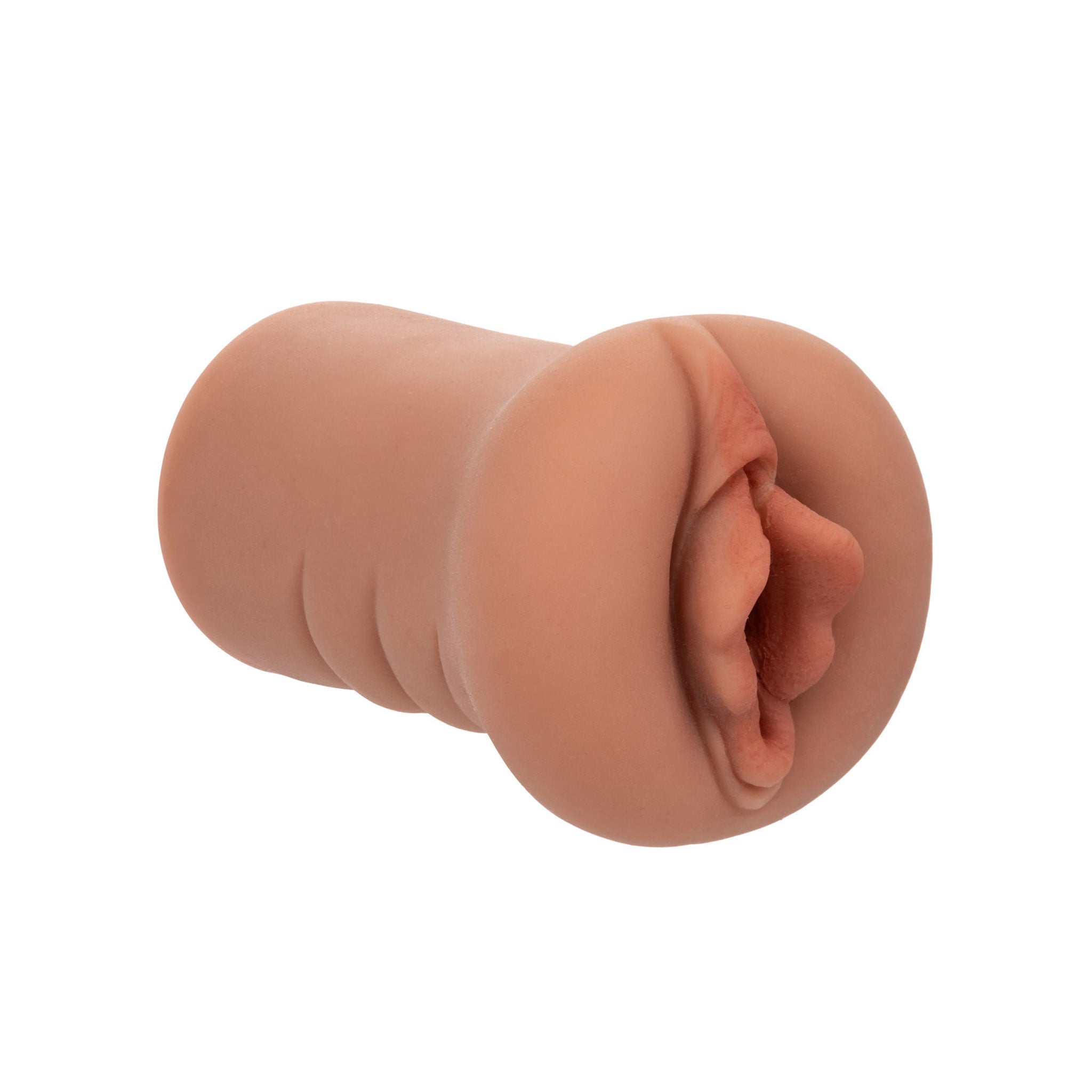 TPR stroker masturbator masturbation soft textured tunnel tight open-ended maintenance-free intact hymen intact-hymen virgin fantasy sorority sorority-girl greek-pledge greek college nonvibe non-vibe nonvibrating non-vibrating adult-toys brown tan vanilla