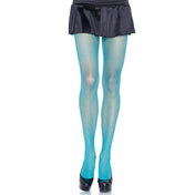 Spandex nylon nylon-blend fishnet fish-net accessories intimates hosiery lingerie tights pantyhose panty-hose classic stretchy comfortable form-flattering bright colorful sexy essentials fashion alt-fashion rave ravewear raver-babe neon-hex festival festivalwear party kink kinky kinky-wear costume cosplay halloween female femme feminine womens neon blue
