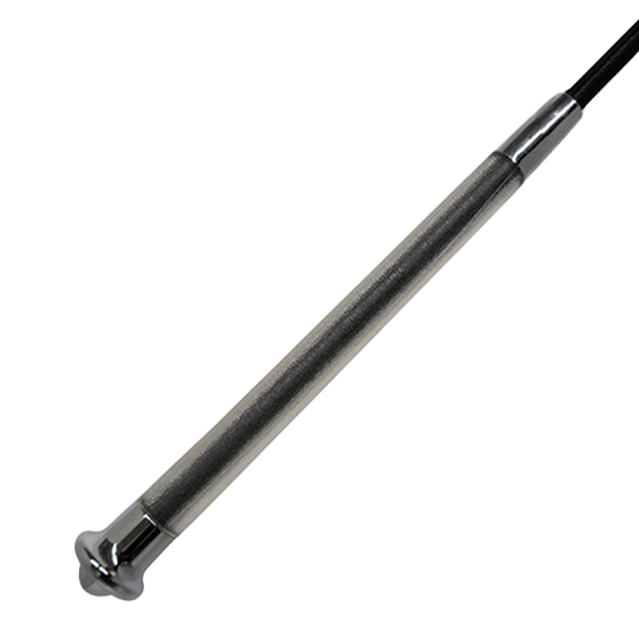 Leather nylon braided crop riding jump-bat gel handle popper tulip coke-bottle stiff flexibility lightweight spanking discipline impact impact-play impact-toys adult-toys black