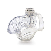 Plastic polycarbonate polycarbonate-plastic medical-grade cock cockring cock-ring chastity male-chastity lockable locking inverted-lock lightweight hypoallergenic durable bondage bdsm restraint kink kink kinky-play sadist sadism masochist masochism adult-toys clear