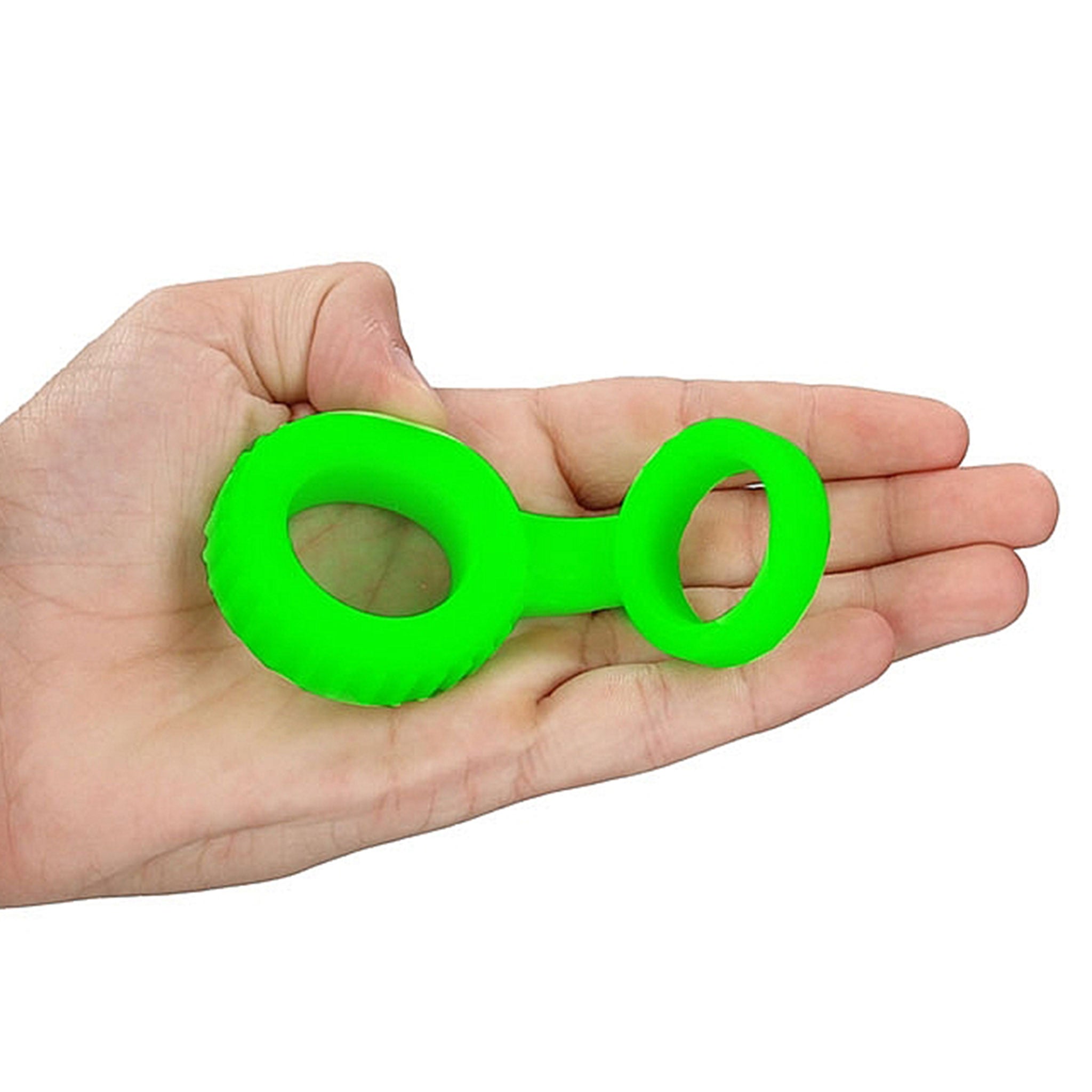 Silicone cock ring cockring cock-ring ball strap ballstrap ball-strap cnb c&b cock-and-ball cock&ball glowing glow glow-in-the-dark fluorescent adult-toys green 