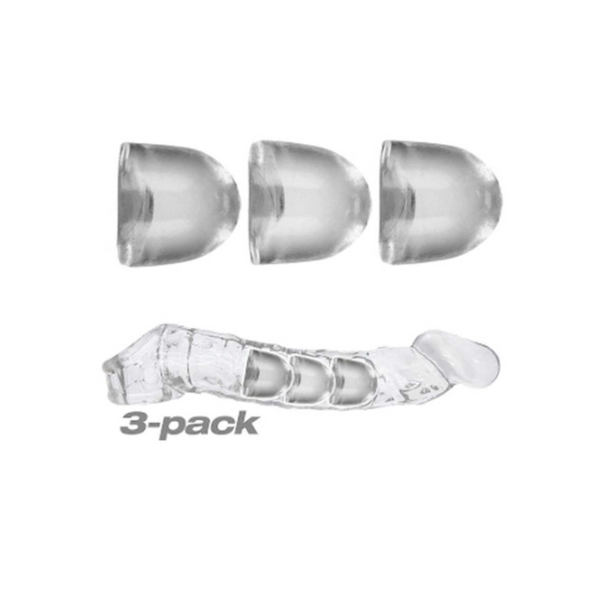 Cock Sheath | 3-pack inserts for cocksheath extenders 