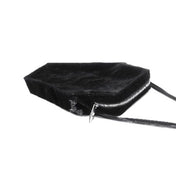 Velvet satin nylon viscose accessories bag purse tote coffin-shaped embroidery embroidered filigree sword heart shoulder-strap adjustable zip zipper single-compartment structured versatile striking functional spacious romantic rebellious rebellion nocturnal bold adventure adventurous fashion alt-fashion goth gothic punk dark costume cosplay halloween female femme feminine womens black silver