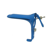 Stainless-steel coated medical tool speculum vaginal anal bondage bdsm bdsm-gear examination torture kinky-play kinky kink play extreme adult-toys blue