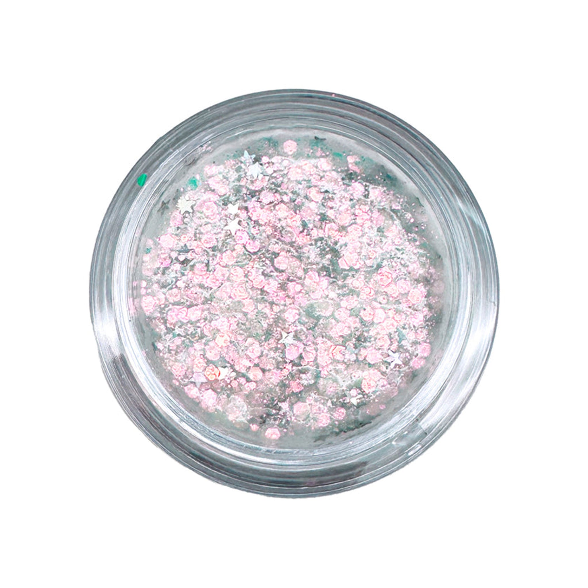 Glitter bomb body hair face body-glitter hair-glitter face-glitter gel jasmine fragrance rave rave-wear festival accessories gift starlight stardust white iridescent