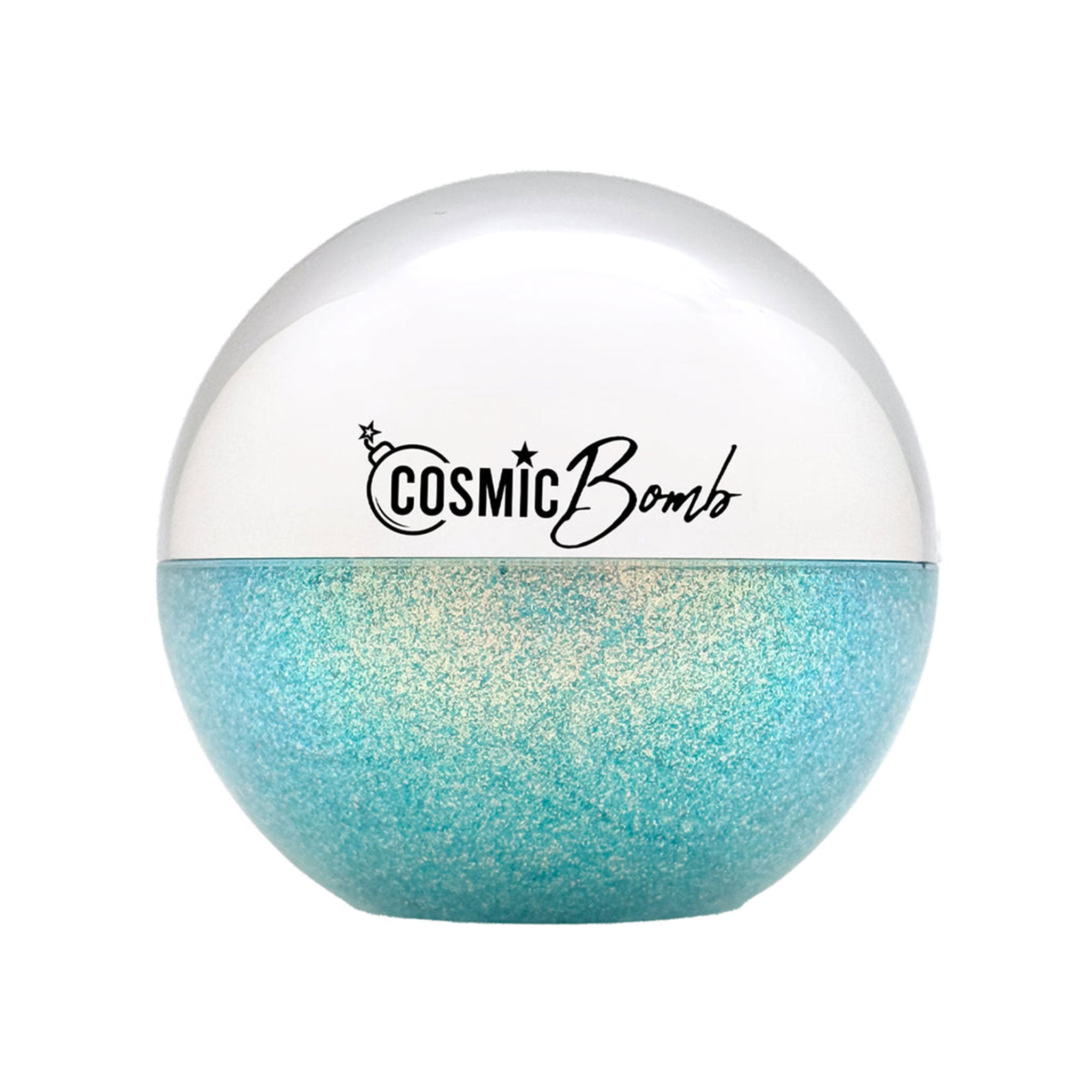 Glitter bomb body hair face body-glitter hair-glitter face-glitter gel jasmine fragrance rave rave-wear festival accessories gift cosmos mint green mint-green iridescent
