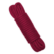 Cotton accessories restraints rope durable soft 33-inch safe comfortable bondage bdsm bdsm-gear bdsm-toys kink kinky kinky-toys kinky-play restrained tied-up shibari kinbaku rope-art tying rope-binding valentine be-mine costume cosplay halloween adult-toys unisex red