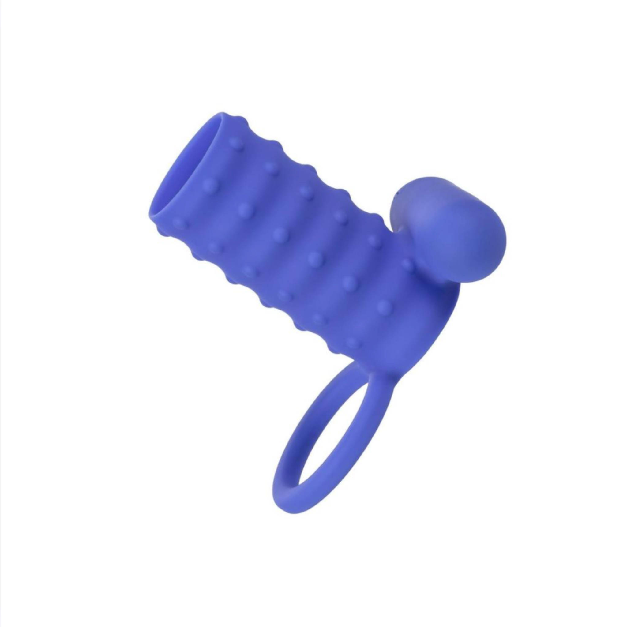 Couples Vibrating Bullet Cock Ring Sleeve- Blue Fetish Factory Couples Vibrating Bullet Cock Ring Sleeve- Blue Fetish Factory