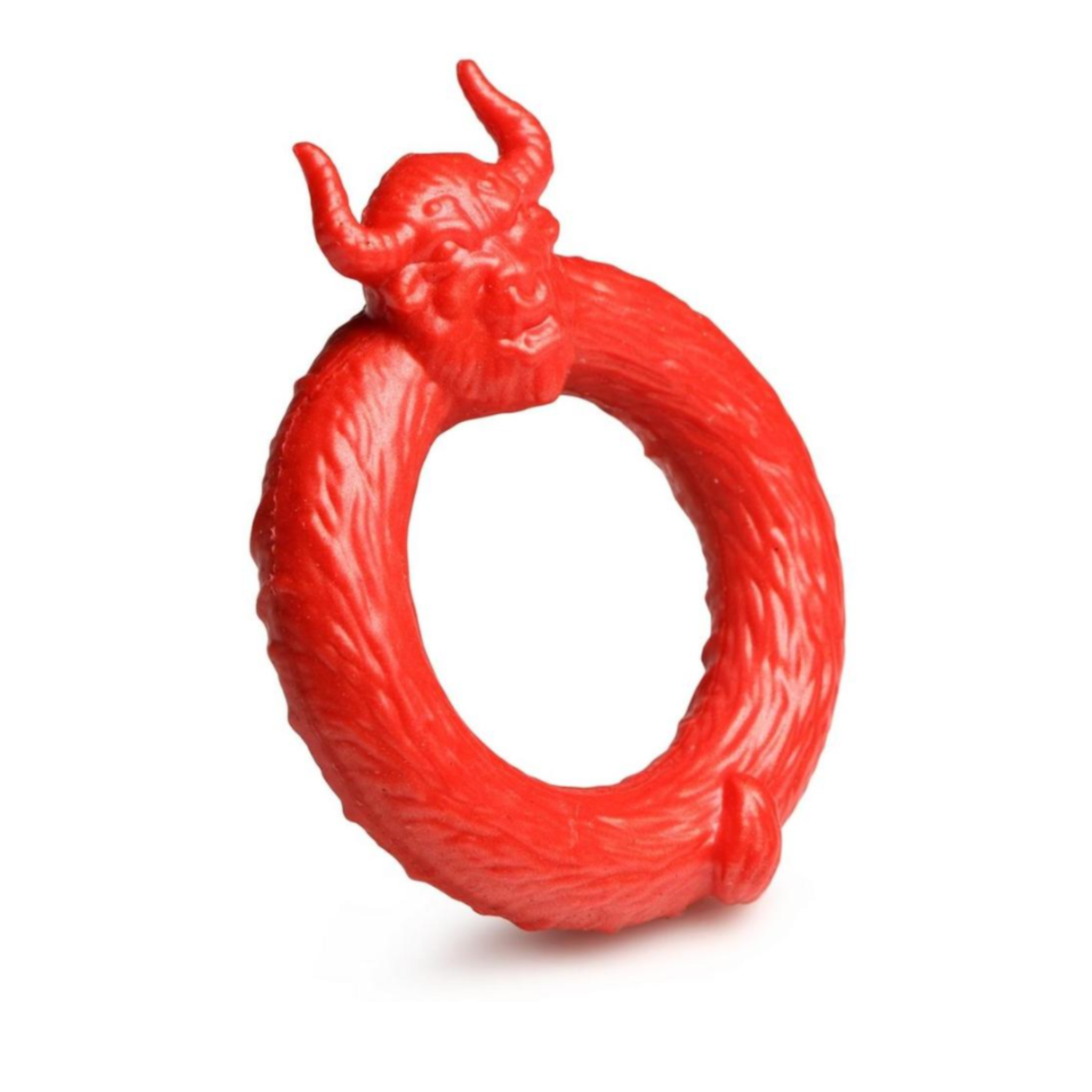 Beast Cock Ring | Red silicone ring to enhance climax & stamina