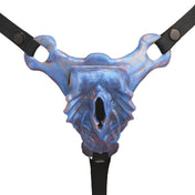 Silicone nylon plastic metal accessories harness strapon-harness strap-on open-back adjustable-straps sculpted textured textured-tunnel bullet-pocket vibe vibrating vibrator vibration bullet-vibe clit clitoris clitoral stim stimulator stimulating usb-rechargeable remote-control splashproof bondage bdsm bdsm-toys fantasy mermaid siren kink kinky kinky-play costume cosplay halloween adult-toys creature-cocks unisex blue gold