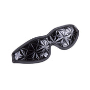 Leather PU-leather accessories blindfold padded crocodile croc pattern reptile geometric elastic fetish fashion alt-fashion bondage bdsm bdsm-gear bdsm-toys kink kinky kinky-play kinky-toys sensory-play sensory unisex black