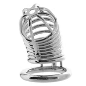 Stainless-steel accessories restraints cock-cage chastity-cage male-chastity cock-ring cockring ring-sizes adjustable interlocking locking lockable sleek shiny bondage bdsm bdsm-toys bdsm-gear kink kinky kinky-toys kinky-play sub submissive denial adult-toys male masculine masc mens menswear guys dudes silver