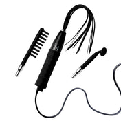ABS-plastic silicone accessories wand-kit wand violet-wand electro-wand silicone-attachments attachments flogger-attachment mushroom-attachment comb-attachment plug-in versatile adjustable intense fetish fashion alt-fashion alternative bedroom dungeon bondage bdsm bdsm-gear bdsm-toys kink kinky kinky-play kinky-toys e-stim estim electro electro-shock electro-stim stim stimulation electro-sex electrosex electro-play medical medical-play adult-toys unisex black