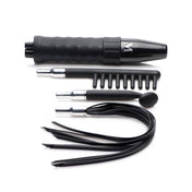 ABS-plastic silicone accessories wand-kit wand violet-wand electro-wand silicone-attachments attachments flogger-attachment mushroom-attachment comb-attachment plug-in versatile adjustable intense fetish fashion alt-fashion alternative bedroom dungeon bondage bdsm bdsm-gear bdsm-toys kink kinky kinky-play kinky-toys e-stim estim electro electro-shock electro-stim stim stimulation electro-sex electrosex electro-play medical medical-play adult-toys unisex black