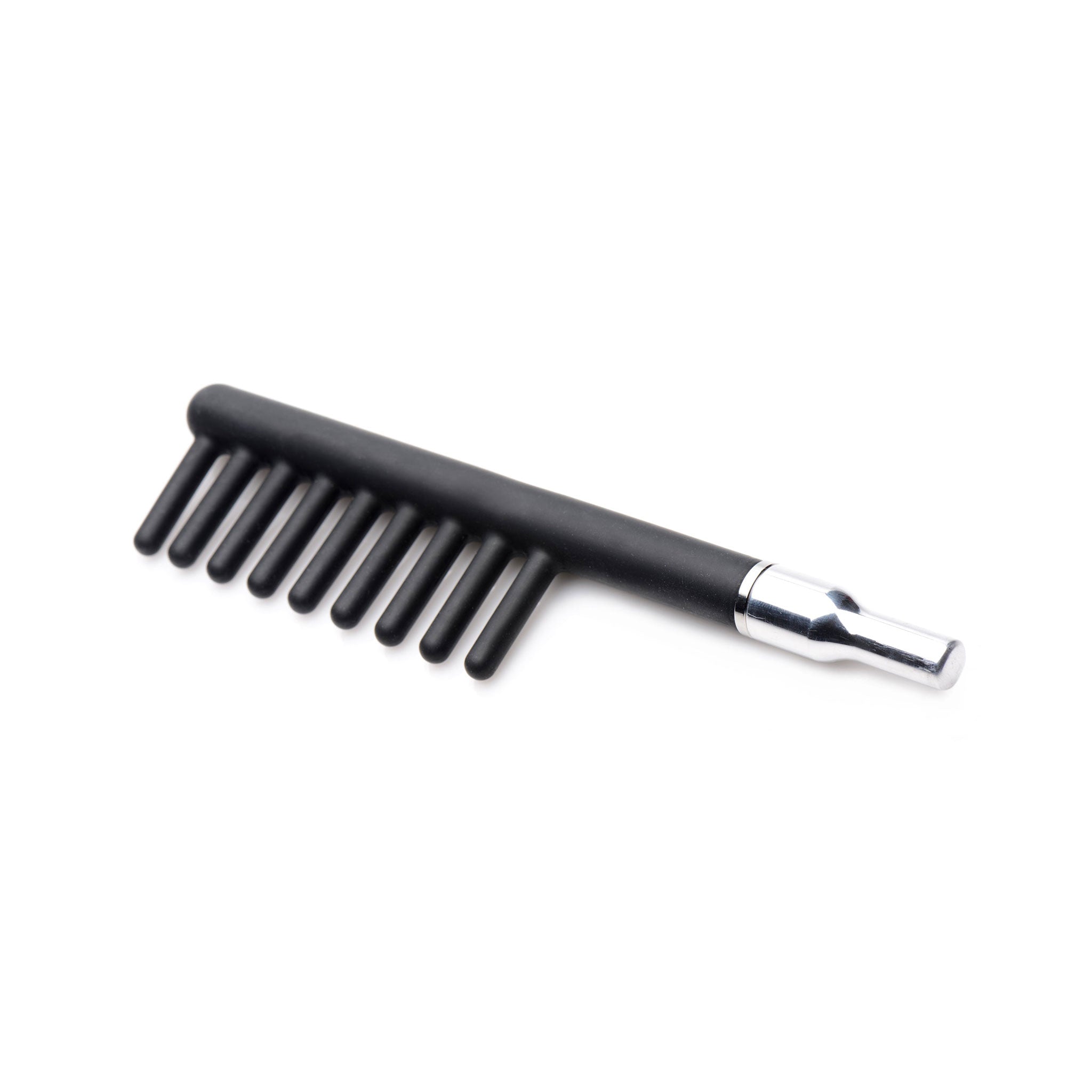 ABS-plastic silicone accessories wand-kit wand violet-wand electro-wand silicone-attachments attachments flogger-attachment mushroom-attachment comb-attachment plug-in versatile adjustable intense fetish fashion alt-fashion alternative bedroom dungeon bondage bdsm bdsm-gear bdsm-toys kink kinky kinky-play kinky-toys e-stim estim electro electro-shock electro-stim stim stimulation electro-sex electrosex electro-play medical medical-play adult-toys unisex black