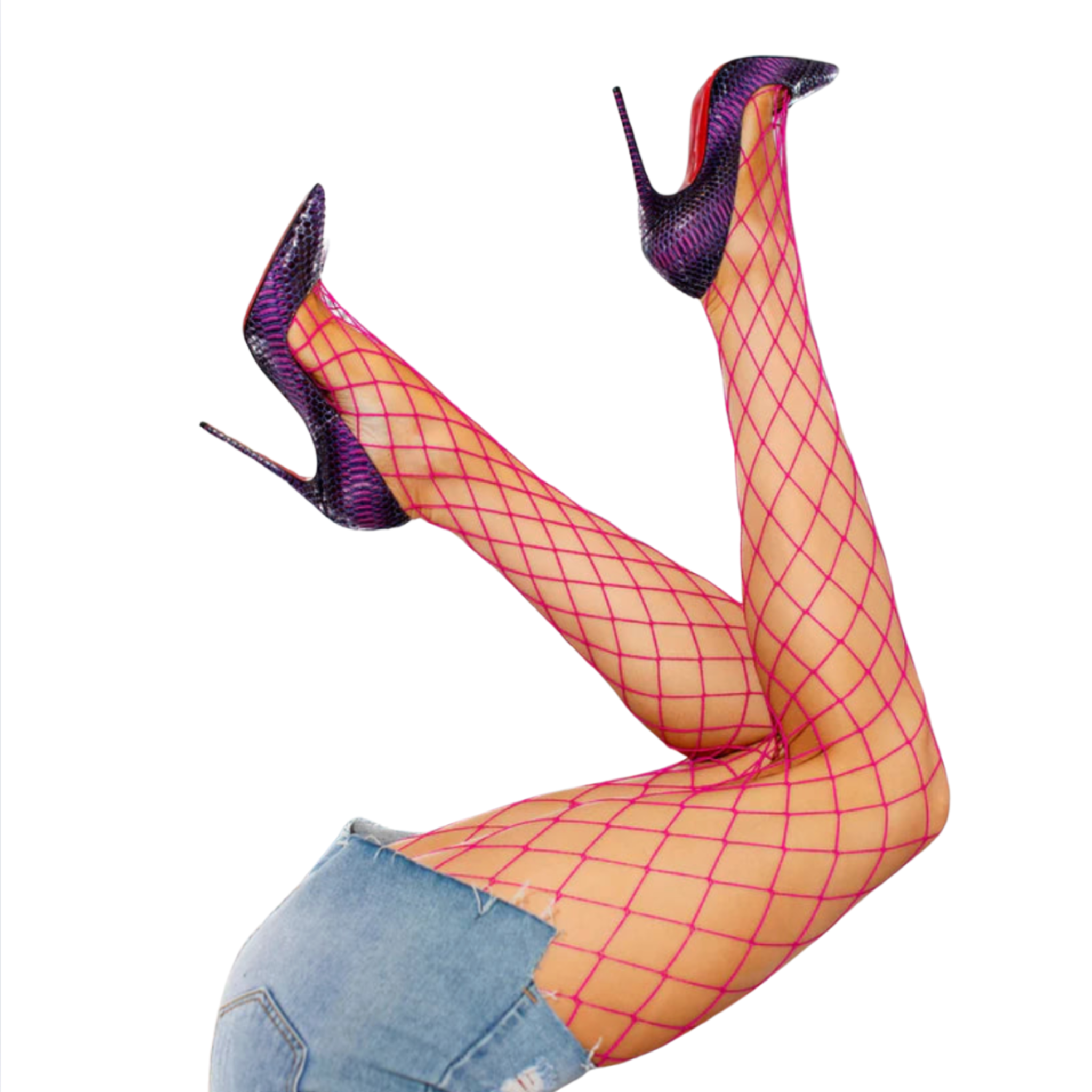 diamond net pantyhose fishnet tights wide pattern hosiery spandex sexy lingerie Fetish Factory