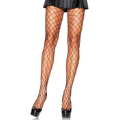 Spandex nylon fishnet fish-net diamond-net wide-net accessories intimates hosiery pantyhose panty-hose lingerie perfect-fit form-flattering classic extraordinary versatile stylish gorgeous striking sexy fashion alt-fashion rave ravewear festivalwear festival neon-hex casual costume cosplay halloween female femme feminine womens black