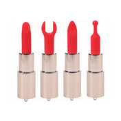 Silicone ABS-plastic chain mini vibrator vibrating vibration vibe lipstick-case rhinestones aurora-borealis ab-rhinestones diamond lipstick-vibe lipstick lipstick-shaped discreet disguised jewel-case silicone-head interchangeable wrench ballpoint ball-point chisel curved-chisel chain-tassel usb-rechargeable travel-sized multi-speed luxury powerful discreet adult-toys valentines gifts clear pink chrome red iridescent rainbow