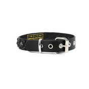 diamond and round stud choker faux leather gothic punk style adjustable buckle closure metallic studs fetish fashion accessory