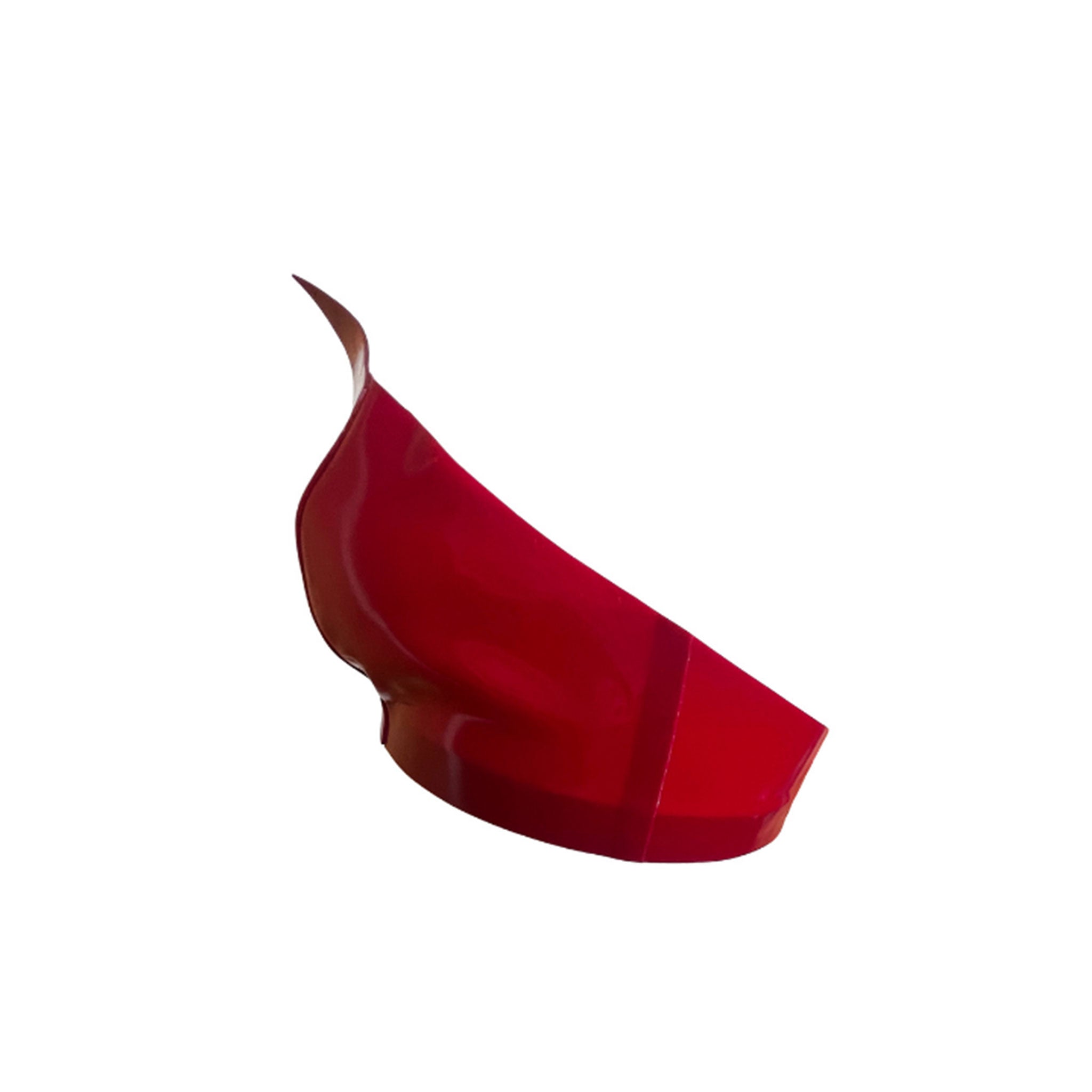 Latex rubber apparel intimates lingerie latex-lingerie bra strapless-bra bra-top curved-cups pointed-cups double-front front-fastening O-ring structured fetish fashion alt-fashion punk goth gothic cyber kink kinky kinkwear costume cosplay halloween vampire succubus female femme feminine womens blood blood-red