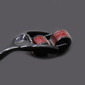 ABS-plastic pinwheel wartenberg variant metallic spikes thorns needles double roller double-wheel 9-rows separate-axis neurological maximum sensation sensory-play medical-play bondage bdsm bdsm-play adult-toys black