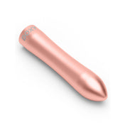 Anodized-aluminum aluminum silicone accessories vibe vibrator vibrating vibration bullet clit clitoris clitoral stim stimulator stimulating stimulation sculpted-tip storage-case pocket-sized travel-friendly discreet compact whisper-quiet ergonomic multifunction precise simple magnetic-usb usb-rechargeable waterproof female femme feminine womens rose-gold 