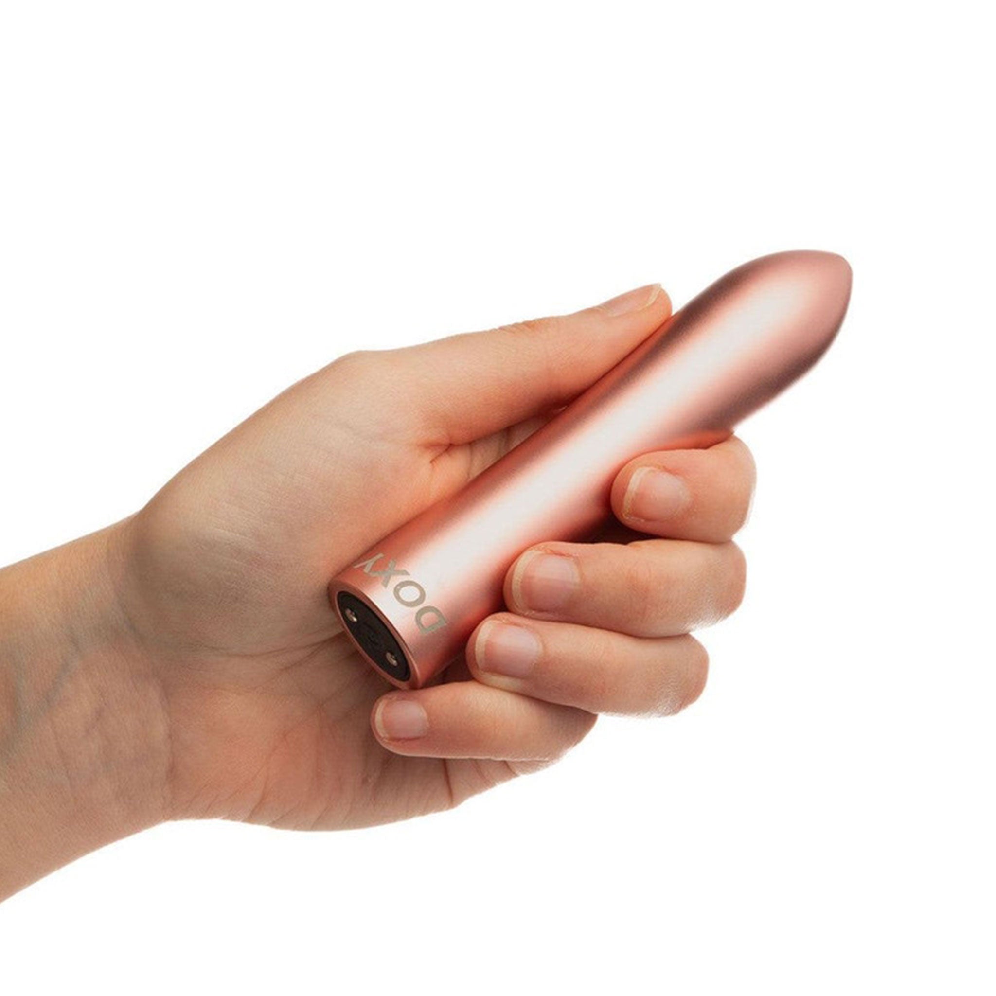 Anodized-aluminum aluminum silicone accessories vibe vibrator vibrating vibration bullet clit clitoris clitoral stim stimulator stimulating stimulation sculpted-tip storage-case pocket-sized travel-friendly discreet compact whisper-quiet ergonomic multifunction precise simple magnetic-usb usb-rechargeable waterproof female femme feminine womens rose-gold 