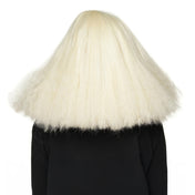 Synthetic-hair synthetic hair wig head-gear headgear long frizzy crimped ends volume soft non-itchy weft brushable combable stylable pre-styled prestyled side-sweeping bangs adjustable heat-safe curling-iron flat-iron flatiron dynamite-collection rockstar rock-star dynamic fashion dramatic fun accessories white blonde platinum-blonde platinum-blonde-blast blond platinum-blond platinum-blond-blast