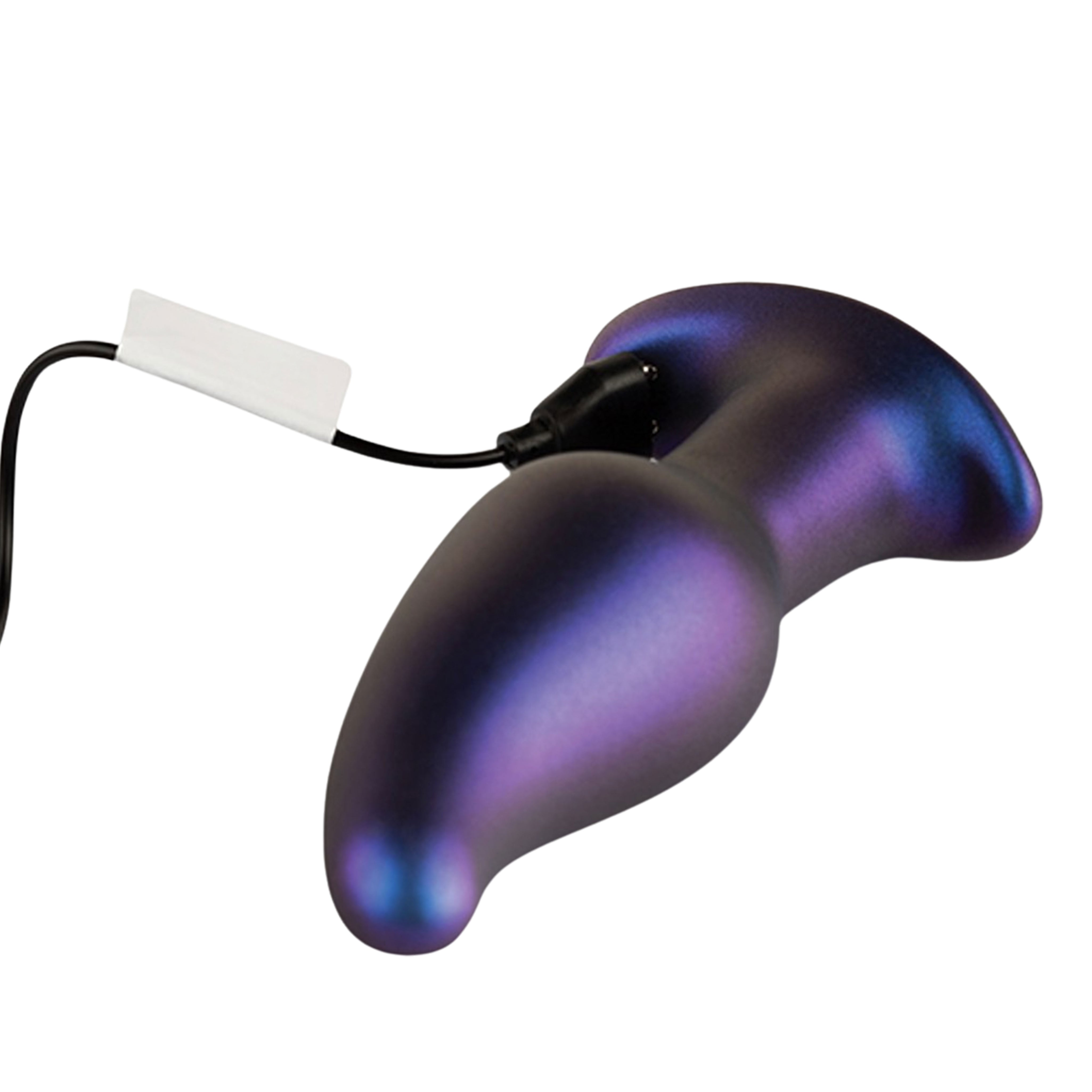 ASTEROID Space Explorer Rimming Rotating Curved Vibe Anal Plug- Iridescent Blue/Purple