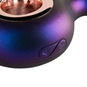 DEEP Space Explorer Ring Holder Anal Plug Vibe- Iridescent Blue/Purple