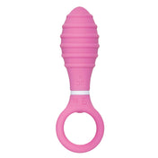 Finger Loop Vibrating Plug & Butterfly Clitoral Stim Set- Pink