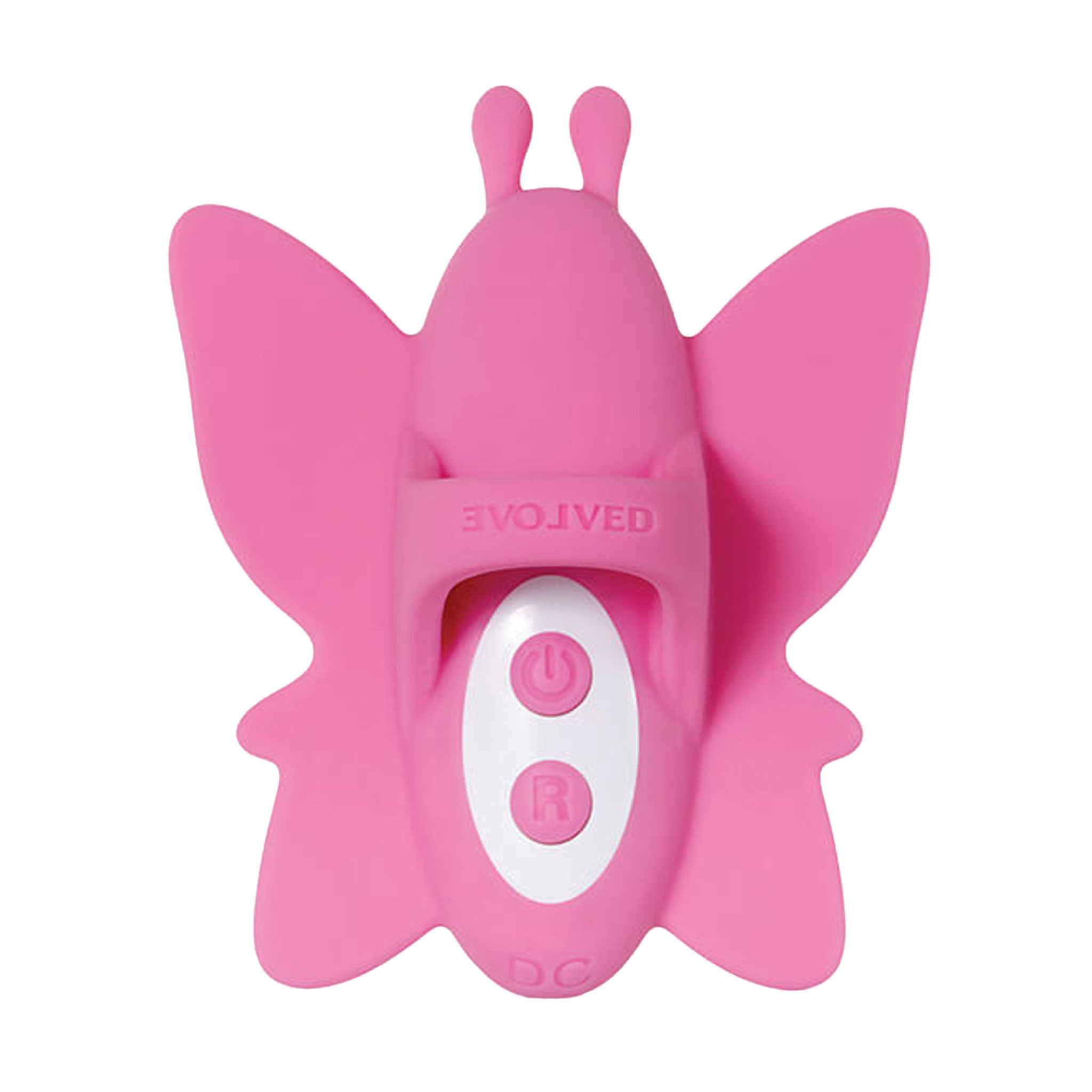 Finger Loop Vibrating Plug & Butterfly Clitoral Stim Set- Pink