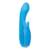 G-Spot Flexible Clitoral Dual Stim Rabbit Vibrator- Aqua