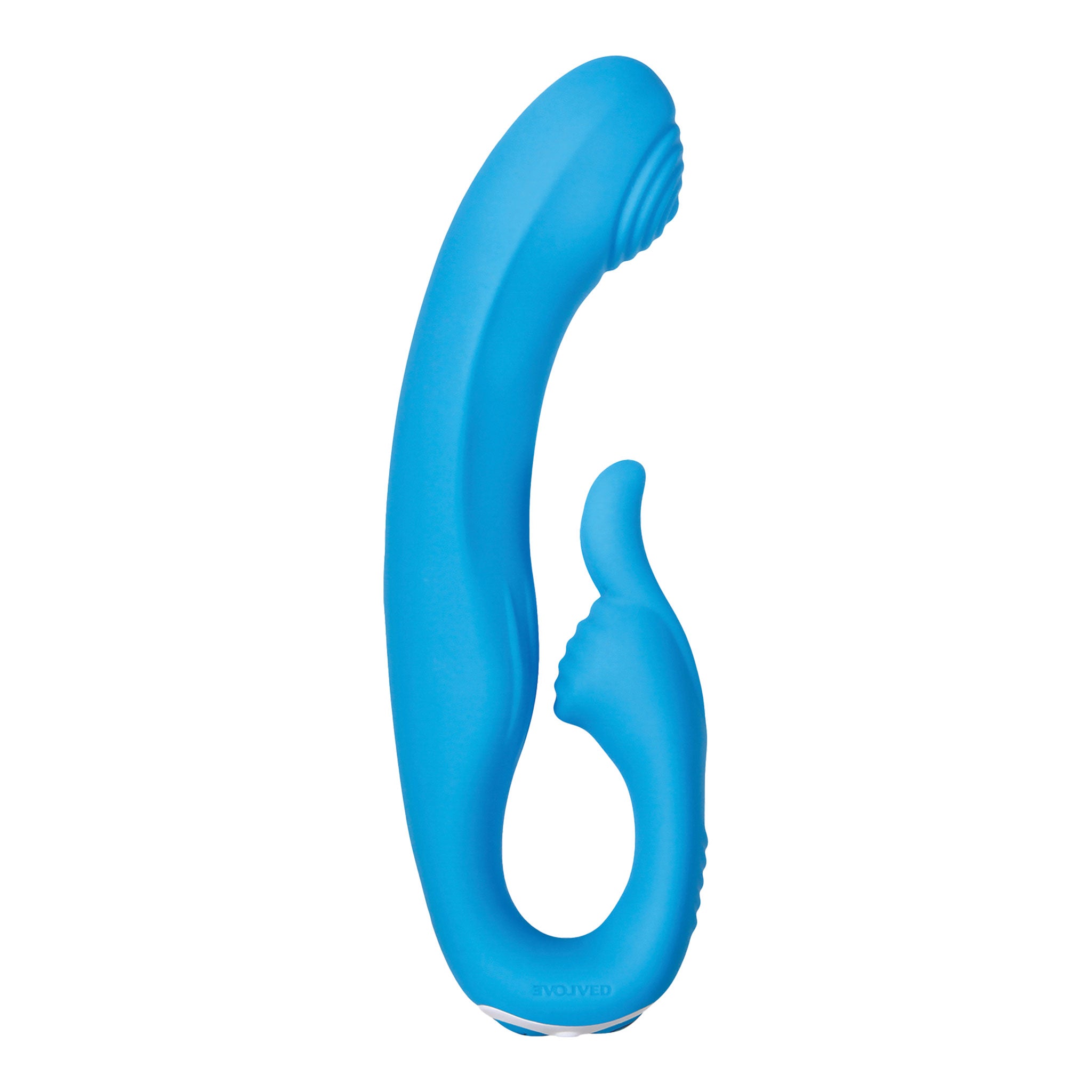 G-Spot Flexible Clitoral Dual Stim Rabbit Vibrator- Aqua