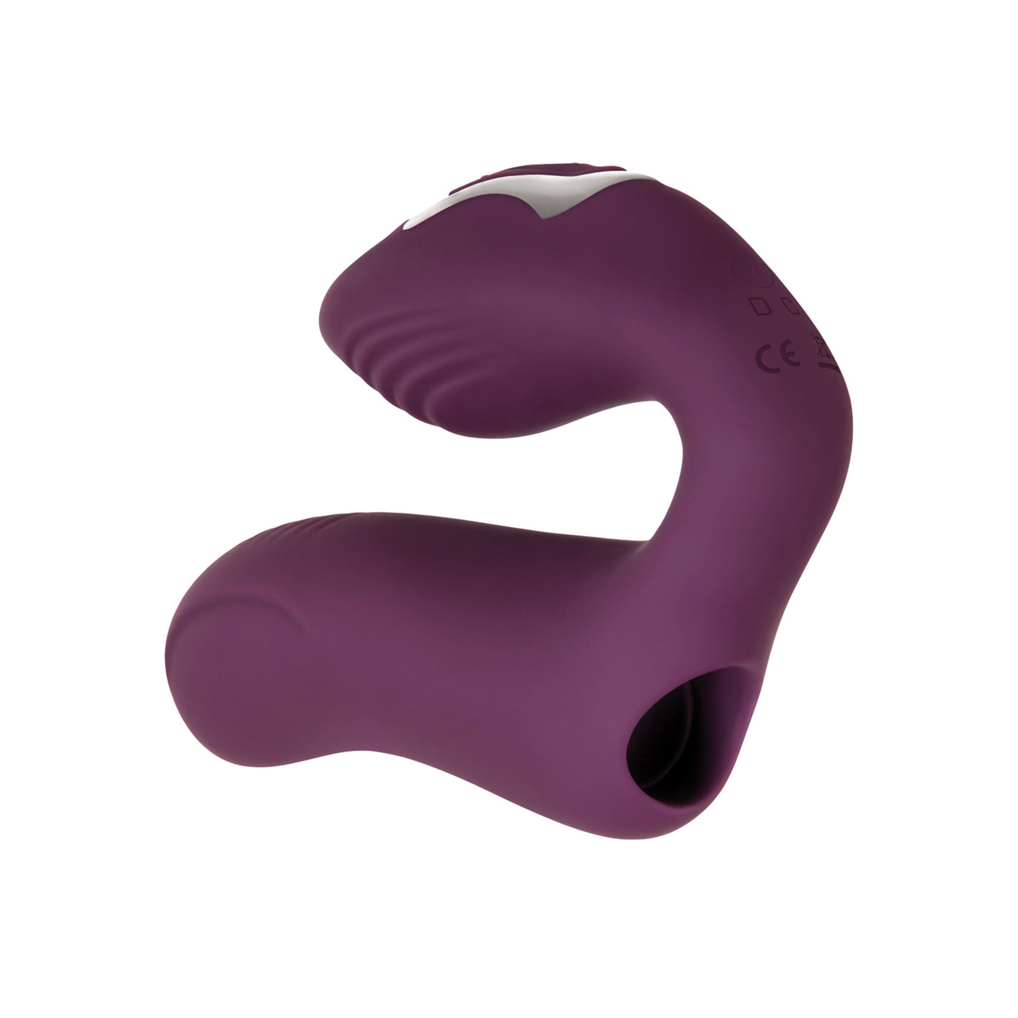 Helping Hand Dual Stimulation Finger Vibrator- Purple