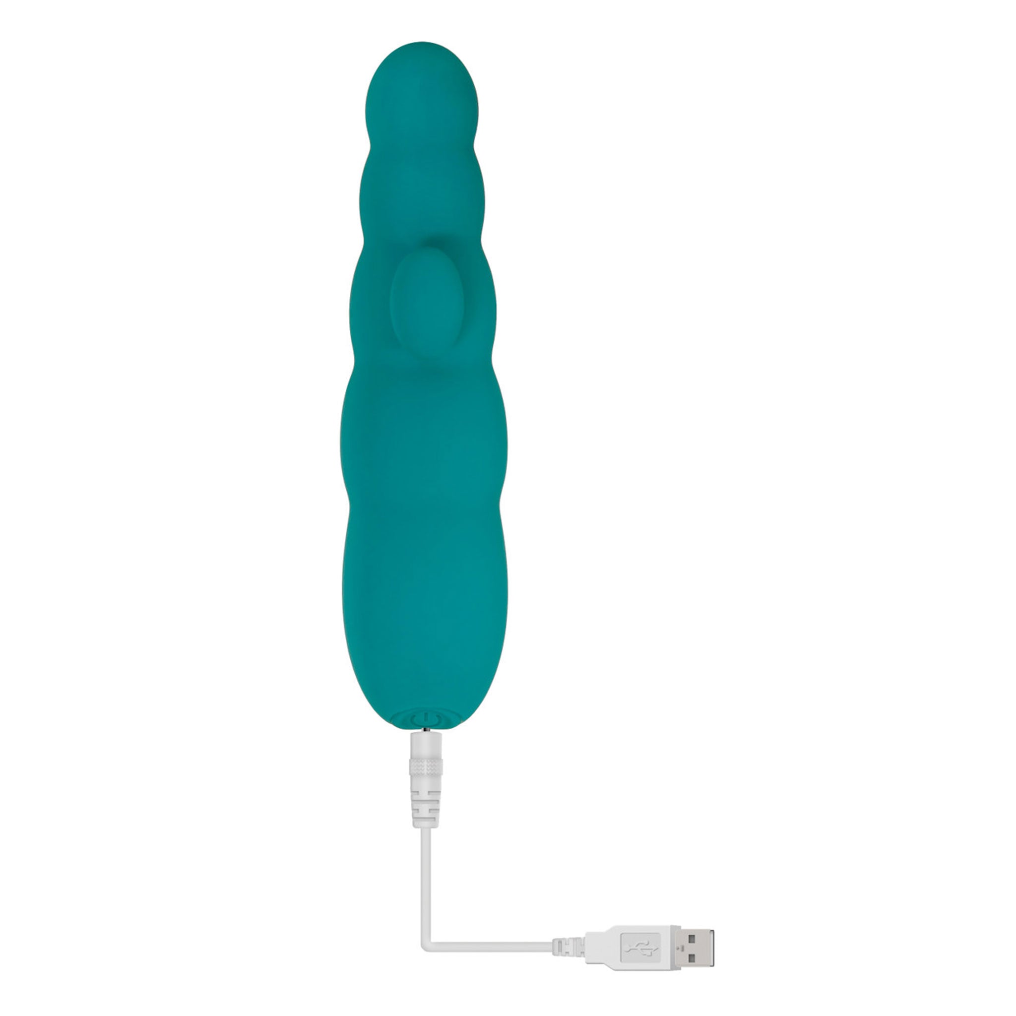 Flexy Bulby G Spot Vibrator with Finger Grip- Teal