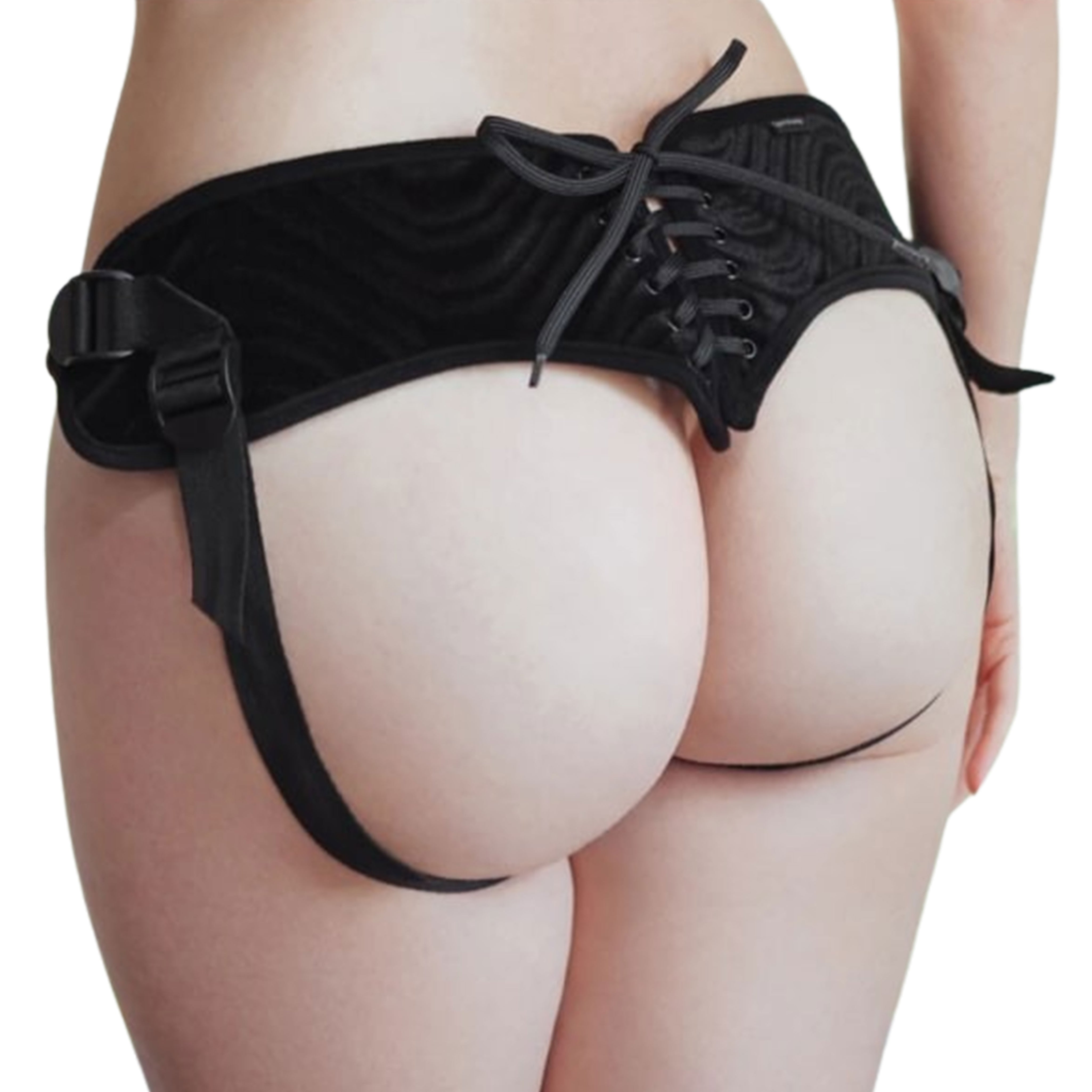 Laced-up Strap-on Harness