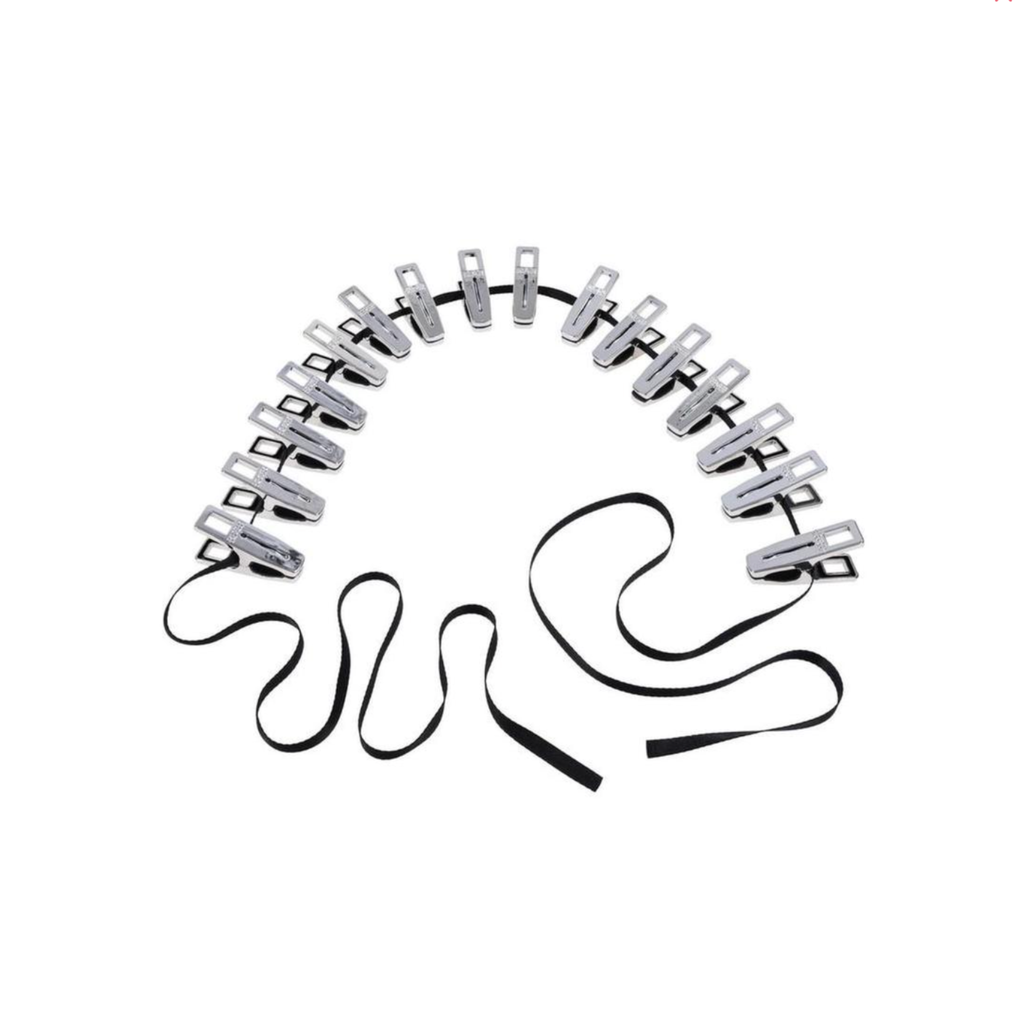 edge body zipper clothes pins black silver clamps set adjustable cord silicone lined metal clamps adult accessory tension control bondage gear travel friendly design