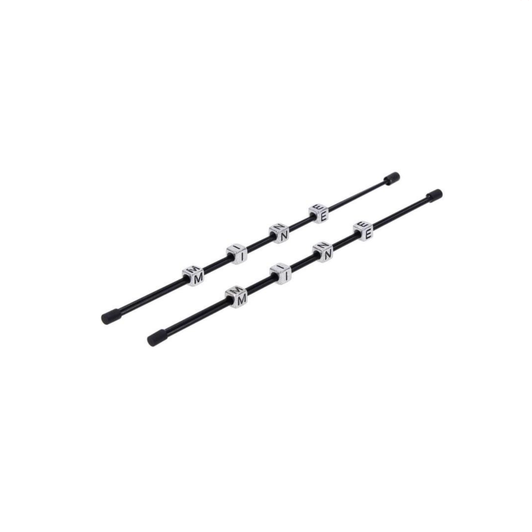 edge mine pinching rods black silver adjustable rods sliding beads engraved metal beads tension control adult accessory bondage gear sleek design