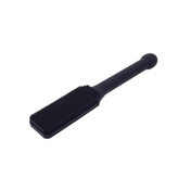 edge pins needles silicone paddle black textured bristle paddle flexible head reinforced handle body safe silicone adult accessory sensation play tool edgy design