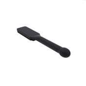 edge pins needles silicone paddle black textured bristle paddle flexible head reinforced handle body safe silicone adult accessory sensation play tool edgy design