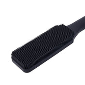 Silicone body-safe accessories paddle textured bristles pins needles reinforced-handle insertable edgy durable prickling sharp flexible firm bedroom dungeon bondage bdsm bdsm-gear bdsm-toys kink kinky kinky-play kinky-toys sensory sensory-play impact impact-toys impact-play spanking punishment discipline pain unisex adult-toys black