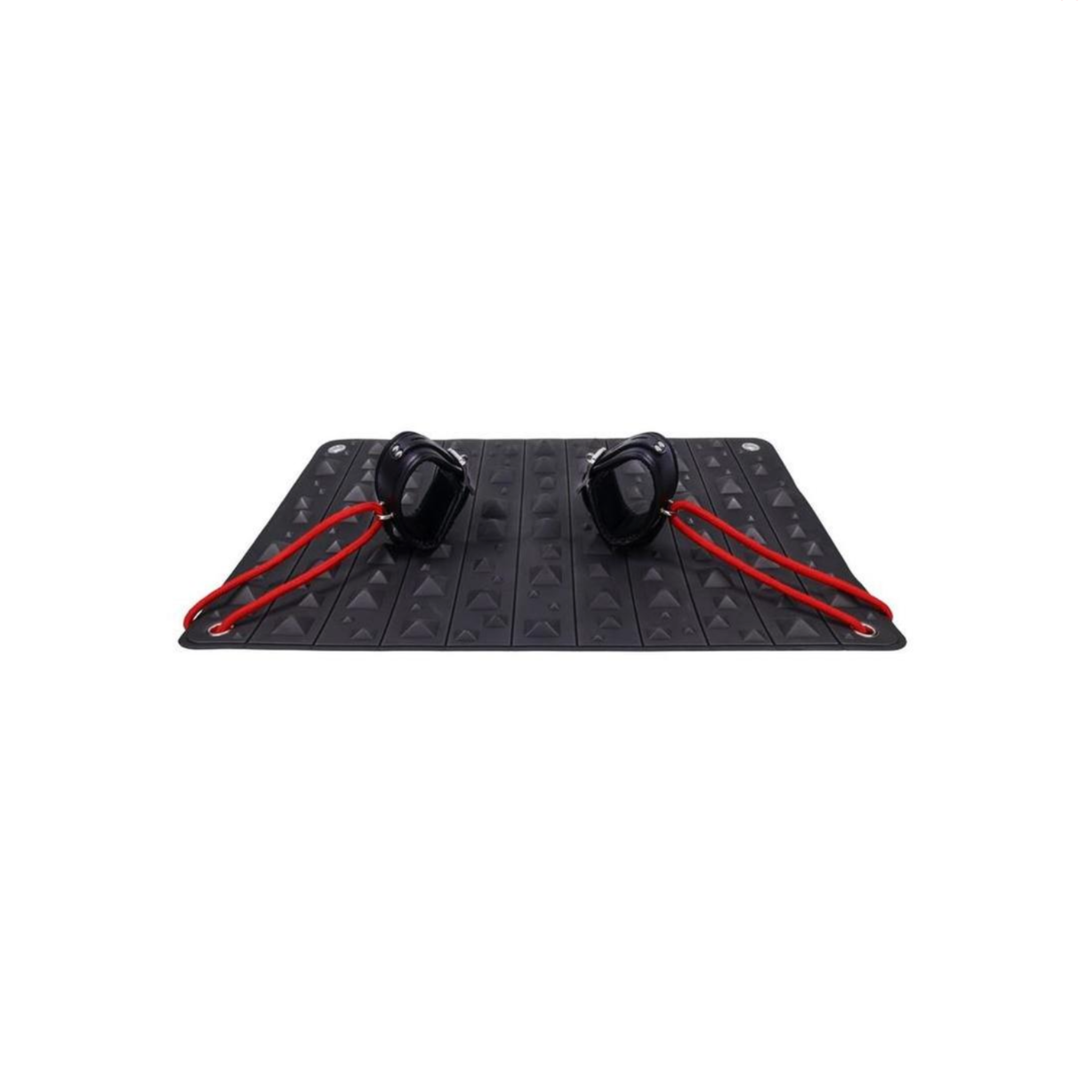 edge spiked punishment mat black foam mat pyramid spikes pressure points bondage accessory grommets attachment restraint play durable portable edgy adult accessory