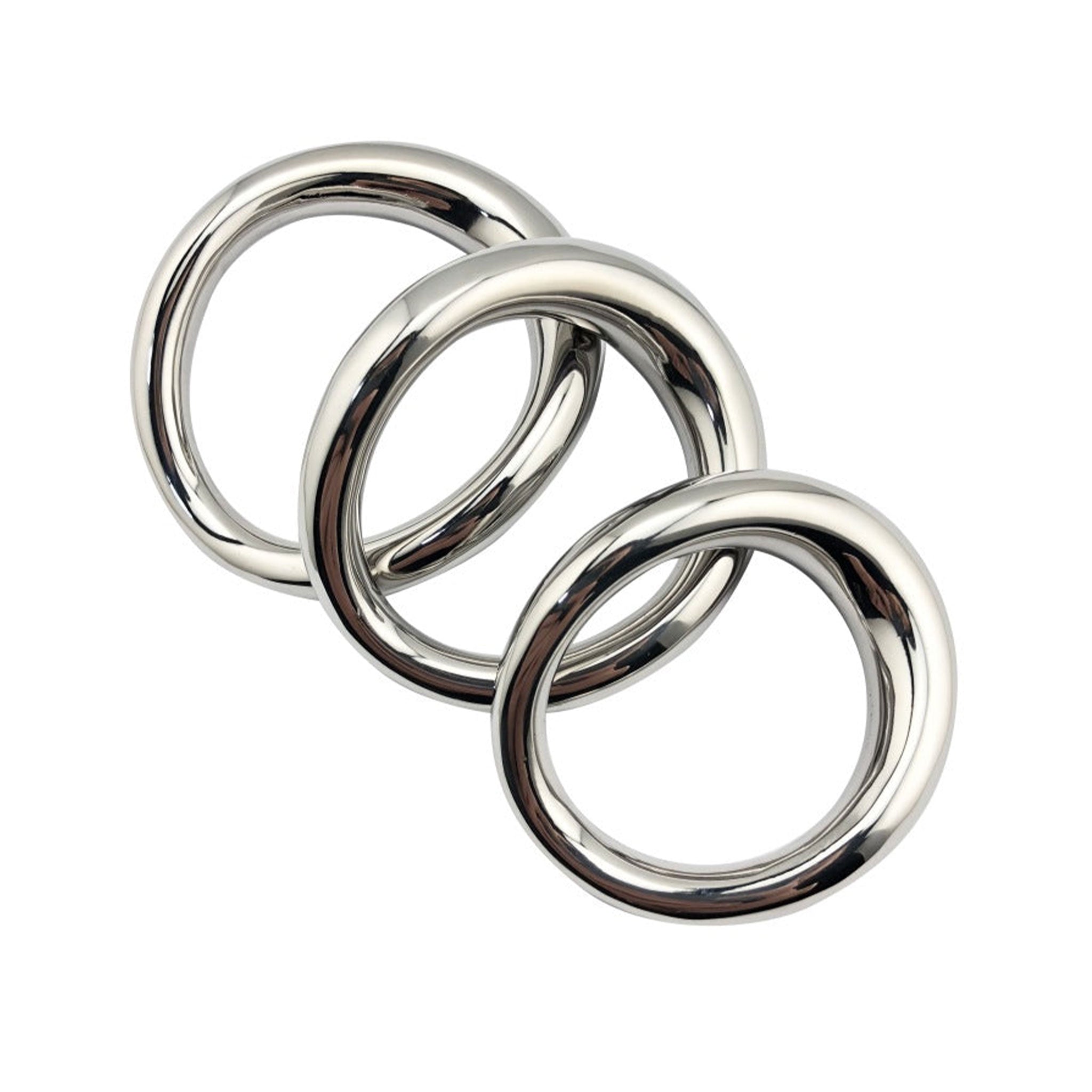 Stainless steel cock ring cockring cock-ring cock-and-ball cnb penis ergonomic s-curve shape futuristic mirrored non-vibe non-vibrating metallic adult-toys