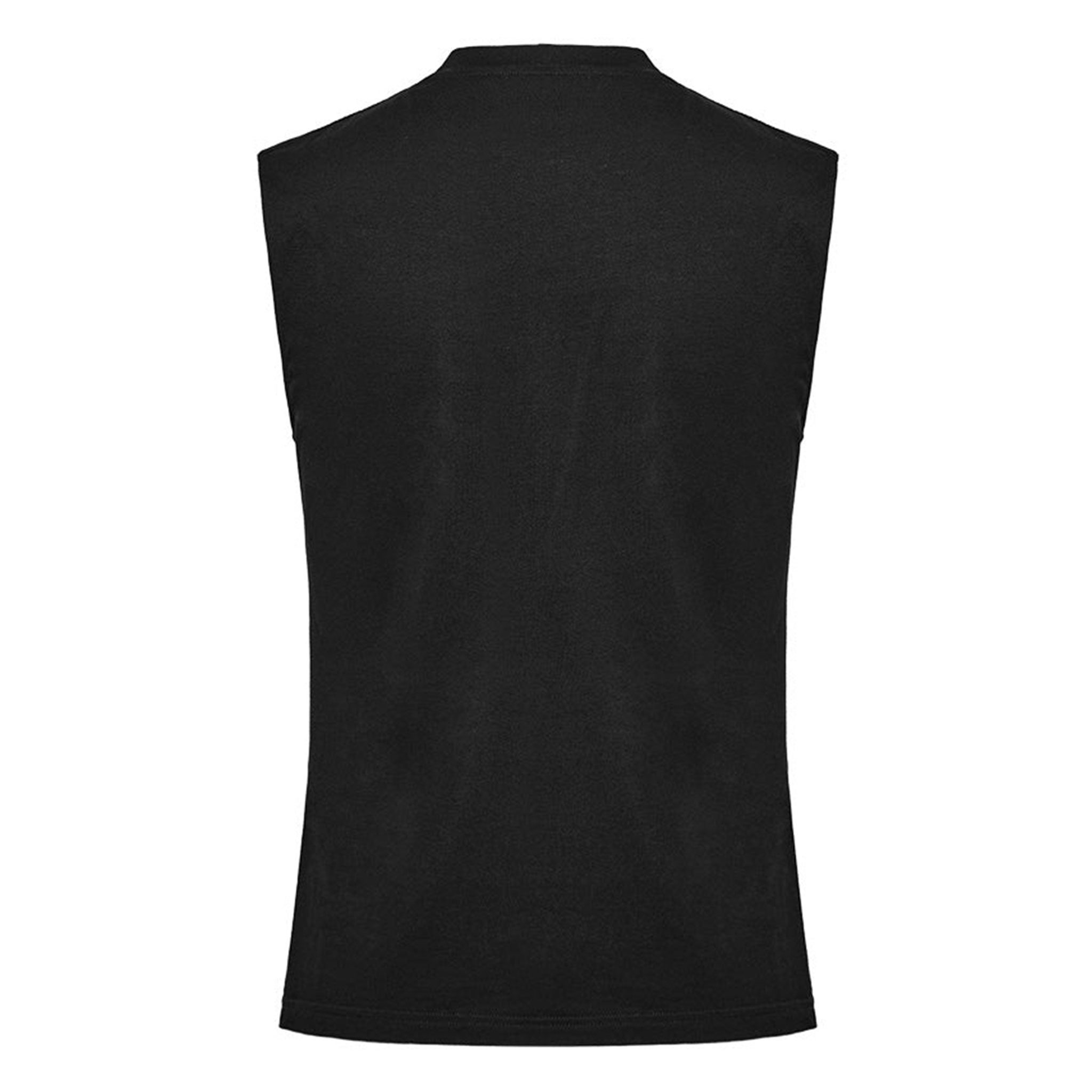 Spandex elastane cotton mesh apparel top tank-top sleeveless studs studded clean structured stretchy comfortable fitted bold edgy fetish fashion alt-fashion alternative punk goth gothic cyber festivalwear rave ravewear streetwear afterdark-collection male masculine masc mens menswear guys dudes black 